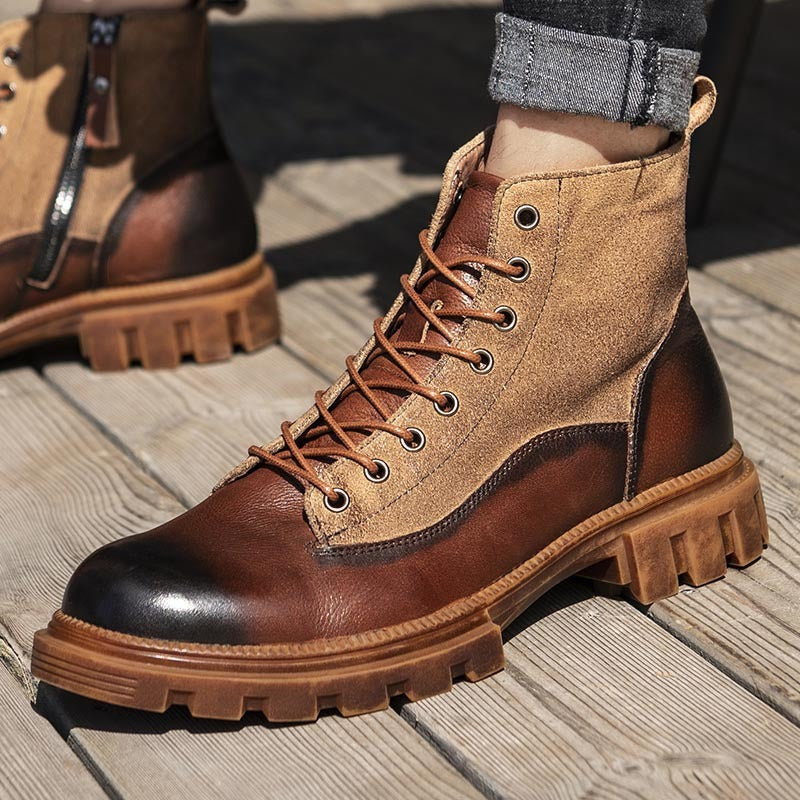 Fashion Men's Vintage High Top Martin Boots